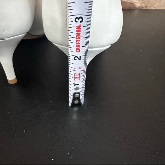 Blogger Fav! Alexandre Birman Women's White Leather Kitten Heels Ankle Boots 37 - Picture 10 of 14